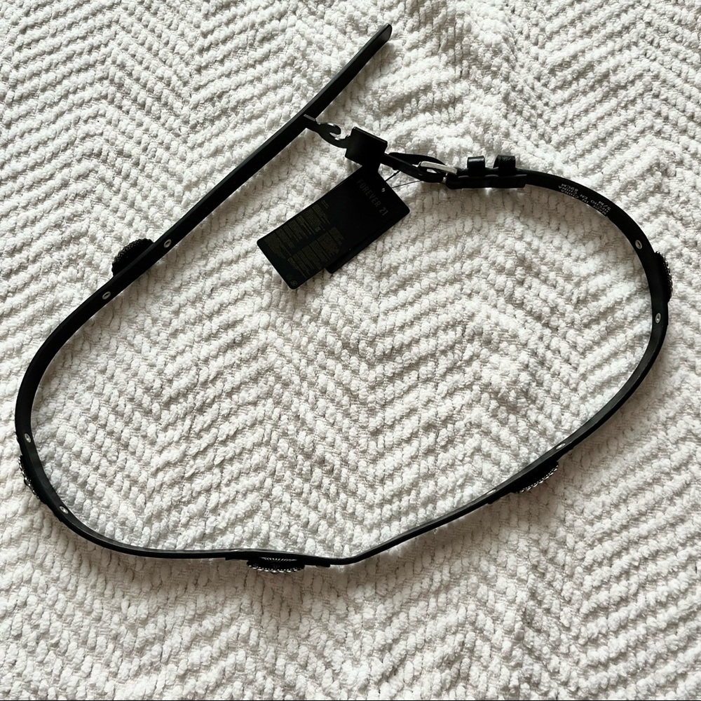 FOREVER21 Western Inspired Black Belt S/M